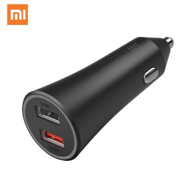 Xiaomi Mi Max 37W Car Charger Dual USB Quick Charge 5V/3A 9V/3A 12V/2.25A Fast Charge With LED Light Tips Xiaomi Car Charger